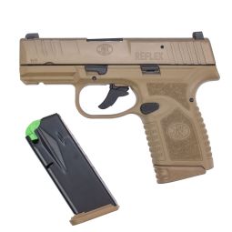 FN Reflex Pistol, 9mm, FDE, (2) 10 Round Magazines, Pre-Owned