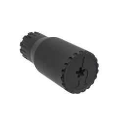 Yankee Hill Machine Fat Cat 223/5.56mm Suppressor, 1/2" x 28 Thread, Black, Cat Endcap