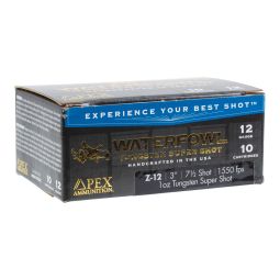 Apex Ammunition TSS Waterfowl Ammuntion, 12ga. 3" 1oz. #7.5 Shot, 10 Round Box