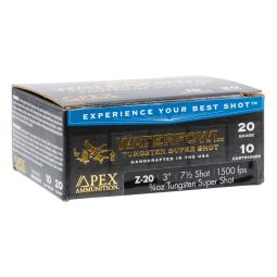 Apex Ammunition TSS Waterfowl Ammunition, 20ga. 3" 3/4oz. #7.5 Shot, 10 Round Box