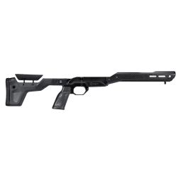 MDT HNT26 Chassis System, Remington 700 SA RH, Folding, ARCA Forend, Black & Carbon Fiber