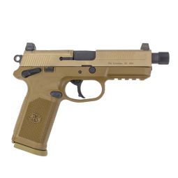 FN FNX-45 Tactical DA/SA MS, .45ACP FDE, 10rd. Mags, Night Sights, Threaded Barrel