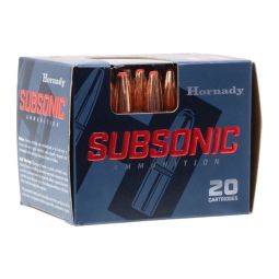 Hornady Subsonic 7.62X39 255gr. Subsonic eXpanding Projectile, 20 Round Box