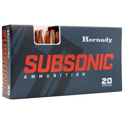 Hornady 338 ARC Subsonic 307gr. Sub-X Ammunition, 20 Round Box