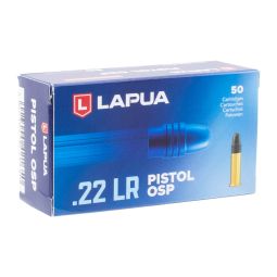 Lapua Pistol OSP .22LR 40gr. Ammunition, 50 Round Box