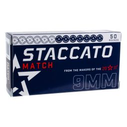 Staccato 2011 9MM 136gr OTM Match, 50 Rounds