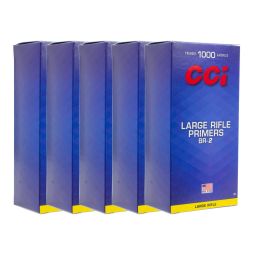 CCI BR2 Large Rifle Primers, Case of 5000