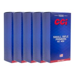 CCI No. 400 Small Rifle Primers, Case of 5000