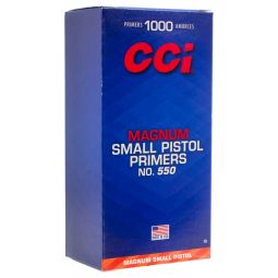 CCI No. 550 Magnum Small Pistol Primers, Box of 1000