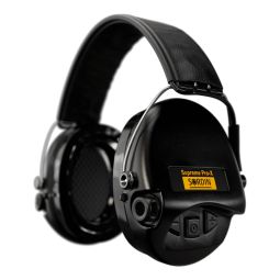 Sordin Supreme Pro-X LED Electronic Hearing Protection, Black