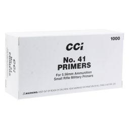 CCI No. 41 Primers for 5.56mm, Box of 1000