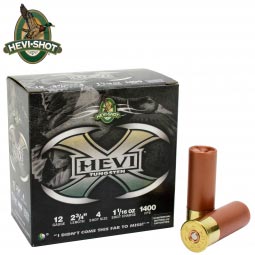 Hevi Shot Hevi-X 12ga. 2-3/4" 1-1/16oz. #4 Shot, 25 Round Box