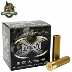 Hevi Shot Hevi-X 12ga. 3.5" 1-3/8oz. #4 Shot, 25 Round Box