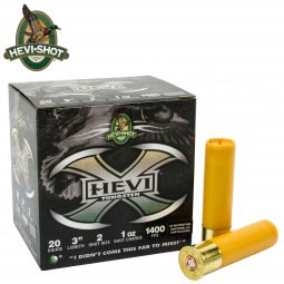 Hevi Shot Hevi-X 20ga. 3" 1oz. #2 Shot, 25 Round Box