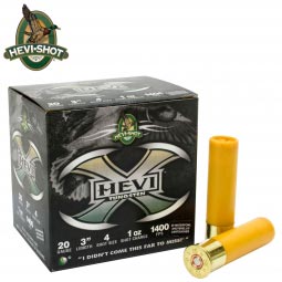 Hevi Shot Hevi-X 20ga. 3" 1oz. #4 Shot, 25 Round Box