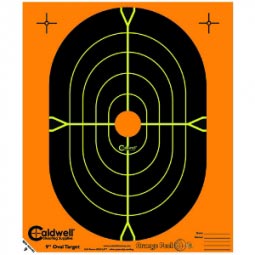 Caldwell Orange Peel 9" Oval Target, 25 Pack