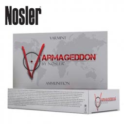 Nosler Varmageddon 40Gr. 222 REM.  FB Hollow Point Ammunition 20 Round Box