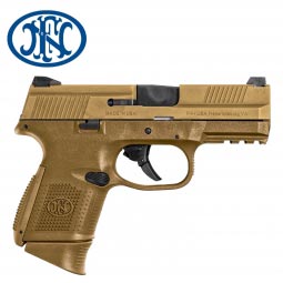 FN FNS-9 Compact, No Manual Safety FDE/FDE 10 Round Mags