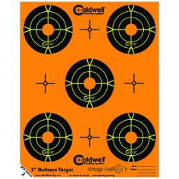 Caldwell Orange Peel 2" Bullseye Target, 10 Pack