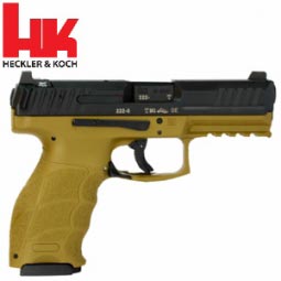 HK VP9 9mm with three 15 rd. Magazines & Night Sights, FDE/BLK