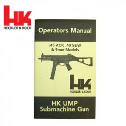 Heckler and Koch UMP Operators Manual