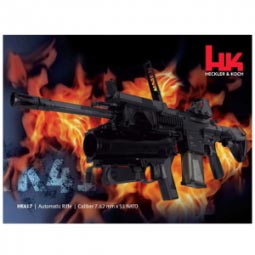 Heckler and Koch HK417 18" x 24" Poster