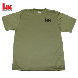 Heckler And Koch DriFit Short Sleeve O.D Green Shirt