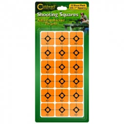 Caldwell Shooting Squares 18 - 1", 12 Pack