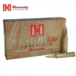 Hornady Custom Lite Reduced Recoil 7mm REM MAG 139gr SST Ammunition 20 Round Box