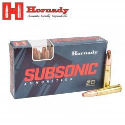 Hornady 300 Blackout Subsonic 190gr. Sub-X Ammunition, 20 Round Box