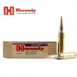 Hornady .338 Lapua 285GR. BTHP Match 20 Pack