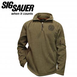 Sig Sauer Olive Zip Pullover