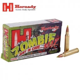 Hornady Zombie Max .223 Remington 55gr. Z-Max Ammunition 20 Round Box