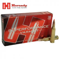 Hornady Superformance .243 WIN 58gr. V-Max Ammunition 20 Round Box