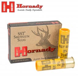 Hornady 20 Gauge 2-3/4" 250gr. SST Slug Ammunition, 5 Round Box