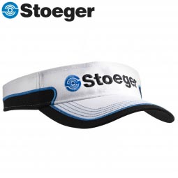 Stoeger Black and White Embroidered Logo Visor