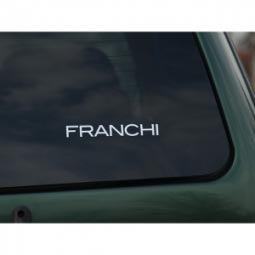 Franchi White Decal  6" X 1"