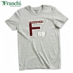 Franchi Maroon Applique "F" T-shirt