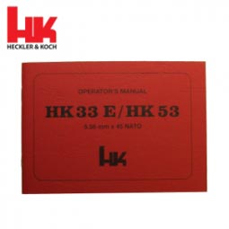 Heckler and Koch HK33E / HK53 Operator's Manual