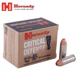 Hornady Critical Defense .45 Colt 185gr. FTX Ammunition, 20 Rd. Box