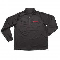 Benelli Logo 1/4 Zip, Black Heather