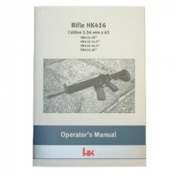 Heckler And Koch HK416 Operators Manual