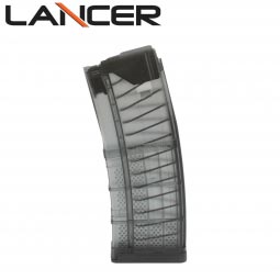 Lancer Systems L5 Advanced Warfighter Magazine, 30 Round 5.56mm/.223cal, Translucent Smoke