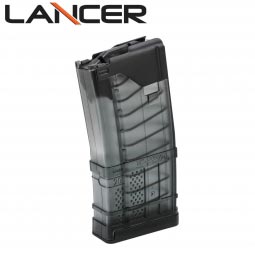 Lancer Systems L5 Advanced Warfighter Magazine, 20 Round 5.56mm/.223cal, Translucent Smoke