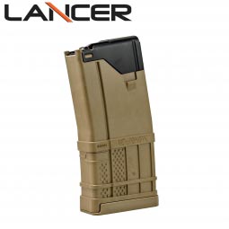 Lancer Systems L5 Advanced Warfighter Magazine, 20 Round 5.56mm/.223cal, Opaque FDE