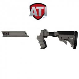 Mossberg, Winchester, Remington Tactical, Side Folding Stock and Forend by ATI, Gray