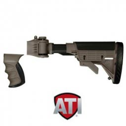 Saiga Adjustable, Folding Stock by ATI, Desert Tan