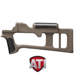 Saiga Fiberforce Thumbhole Stock by ATI, Tan