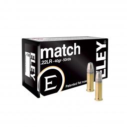 Eley Match EPS .22LR 40gr. Ammunition, 50 Round Box