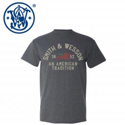 Smith & Wesson American Tradition T-Shirt, Charcoal Heather